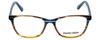 Front View of Marie Claire Designer Blue Light Blocking Glasses MC6245-IST Indigo Stripe 52mm