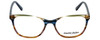 Front View of Marie Claire Designer Blue Light Blocking Glasses MC6246-IST Indigo Stripe 53mm