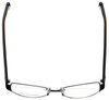 Top View of Jones New York Designer Blue Light Blocking Glasses J459-Black in Black 51mm