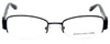Front View of Jones New York Designer Blue Light Blocking Glasses J459-Black in Black 51mm