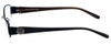 Side View of Jones New York Designer Blue Light Blocking Glasses J459-Black in Black 51mm