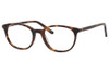 Front View of Ernest Hemingway Designer Blue Light Blocking Glasses 4677 in Tortoise Oval 49mm