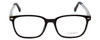 Front View of Enhance Kid Designer Blue Light Block Glasses EN4118 48mm Gloss/Matte Black/Grey
