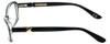 Side View of Corinne McCormack Cateye Progressive Blue Light Glasses Bleecker-BLK Black 53mm