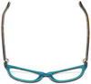 Top View of Ana & Luca Designer Progressive Lens Blue Light Glasses Silvia in Tortoise 52mm