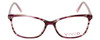 Front View of Vivid Designer Progressive Blue Light Glasses 893 Marble Wine Red/Purple 52 mm