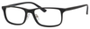 Front View of Esquire EQ1531 Mens Progressive Lens Blue Light Glasses in Matte Black 55 mm