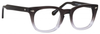 Front View of Ernest Hemingway H4668 Round Progressive Lens Blue Light Glasses Grey Fade 48 mm