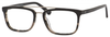 Profile View of Ernest Hemingway H4825 Unisex Progressive Blue Light Glasses Black/Amber 54 mm