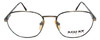 Front View of Bugle Boy Designer Progressive Blue Light Glasses Green Tortoise Havana Gold 48mm