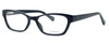 Profile View of Enhance Optical Designer Progressive Lens Blue Light Glasses 3903 Black Cateye