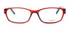 Front View of Enhance Optical Designer Progressive Blue Light Glasses 3959 in Burgundy-Black