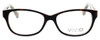 Front View of Calabria Splash SP61 Designer Progressive Lens Blue Light Glasses in Demi-Brown