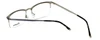 Close Up View of Esquire Designer Progressive Blue Light Glasses EQ1519 in Matte-Blue-Silver 54mm