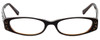 Front View of Calabria Designer Progressive Lens Blue Light Glasses 854 Toasted Caramel Oval