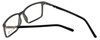 Close Up View of Calabria Viv Designer Progressive Lens Blue Light Glasses 239 in Grey-Black 53mm