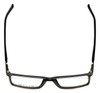 Top View of Calabria Viv Designer Progressive Lens Blue Light Glasses 239 in Grey-Black 53mm