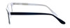 Side View of Ernest Hemingway Progressive Blue Light Glasses H4617 in Matte-Black-White 52mm