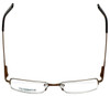 Top View of Outdoor Life Designer Progressive Blue Light Glasses OL825M-183 in Brown 53mm