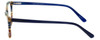 Side View of Marie Claire Progressive Blue Light Glasses MC6246-IST Indigo Stripe Square 53mm
