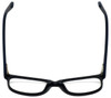 Top View of Metro Progressive Blue Light Glasses Metro-35-Black-Navy in Matt Black Navy 53mm