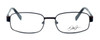Front View of Dale Earnhardt, Jr. Designer Blue Light Blocking Glasses DJ6736 in Brown 54mm