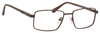 Profile View of Dale Earnhardt, Jr Designer Blue Light Blocking Glasses 6817 in Satin Brown 53mm