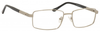 Profile View of Dale Earnhardt, Jr Designer Blue Light Block Glasses -Dale Jr 6818 Silver 57mm