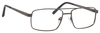 Profile View of Dale Earnhardt, Jr Progressive Blue Light Glasses 6805 in Satin Gunmetal 56mm