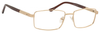 Profile View of Dale Earnhardt, Jr Designer Progressive Blue Light Glasses 6818 Gold Metal 57mm
