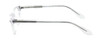 Side View of Ernest Hemingway Designer Blue Light Glasses H4617 (Small Size) in Crystal 48mm