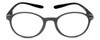 Front View of Calabria R770 Neck Hanging Designer Blue Light Block Glasses Grey Acetate 57 mm