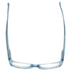 Top View of Calabria Dora Round&Oval Designer Blue Light Blocking Glasses 50 mm in Blueberry