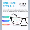 Calabria L2007 Mens Square Full Gloss Black 54mm Eyeglasses w/Prescription Rx-SV