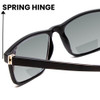 Calabria L2007 Mens 54mm Polarized Bi-Focal Sunglasses in Gloss Black 41 OPTIONS
