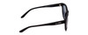 Side View of Arnette Cut Back Unisex Retro Polarize Sunglasses in Matte Black/Smoke Grey 53mm
