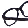 Close Up View of Coach HC6094 Women Cateye Designer Designer Reading Glasses Gloss Navy Blue 54mm