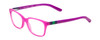 Profile View of Vogue KIDS VO2967 Ladies Designer Reading Glasses Pink Crystal Purple Green 45mm
