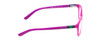 Side View of Vogue KIDS VO2967 Designer Single Vision Prescription Rx Eyeglasses in Pink Crystal Purple Green Blue Ladies Square Full Rim Acetate 45 mm