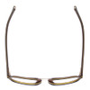 Top View of Scott&Zelda SZ7442 Unisex Square Reading Glasses in Navy Blue Silver Brown 52 mm