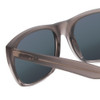 Close Up View of Smith Optics Tioga Sunglasses Smoke Split Grey Fade/Carbonic Violet Purple 58 mm