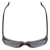 Top View of Smith Optics Tioga Sunglasses Smoke Split Grey Fade/Carbonic Violet Purple 58 mm