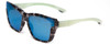Smith Dreamline Sunglasses in Choco Tortoise Ice Grey Black/CP Blue Mirror 62 mm