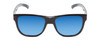 Smith Lowdown Slim 2 Sunglasses Gloss Black/Chromapop Polarized Blue Mirror 53mm