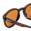 Close Up View of Smith Eastbank Sunglass Matte Tortoise Havana Brown Gold/CP Polarized Brown 52mm