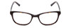Front View of Jones New York J759 Designer Progressive Lens Prescription Rx Eyeglasses in Tortoise Havana Brown Gold Unisex Classic Full Rim Acetate 52 mm