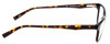 Side View of Jones NY J230 Women Designer Reading Glasses Black Tortoise Alligator Print 48mm
