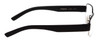 Side View of Porsche Designs P8203-B Unisex Semi-Rimless Designer Reading Glasses Black 54 mm