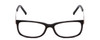 Front View of Porsche Designs P8208-A Designer Progressive Lens Prescription Rx Eyeglasses in Black Gun Metal Unisex Oval Full Rim Acetate 53 mm