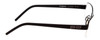 Side View of Porsche Designs P8210-D Unisex Semi-Rimless Designer Reading Glasses Black 53 mm